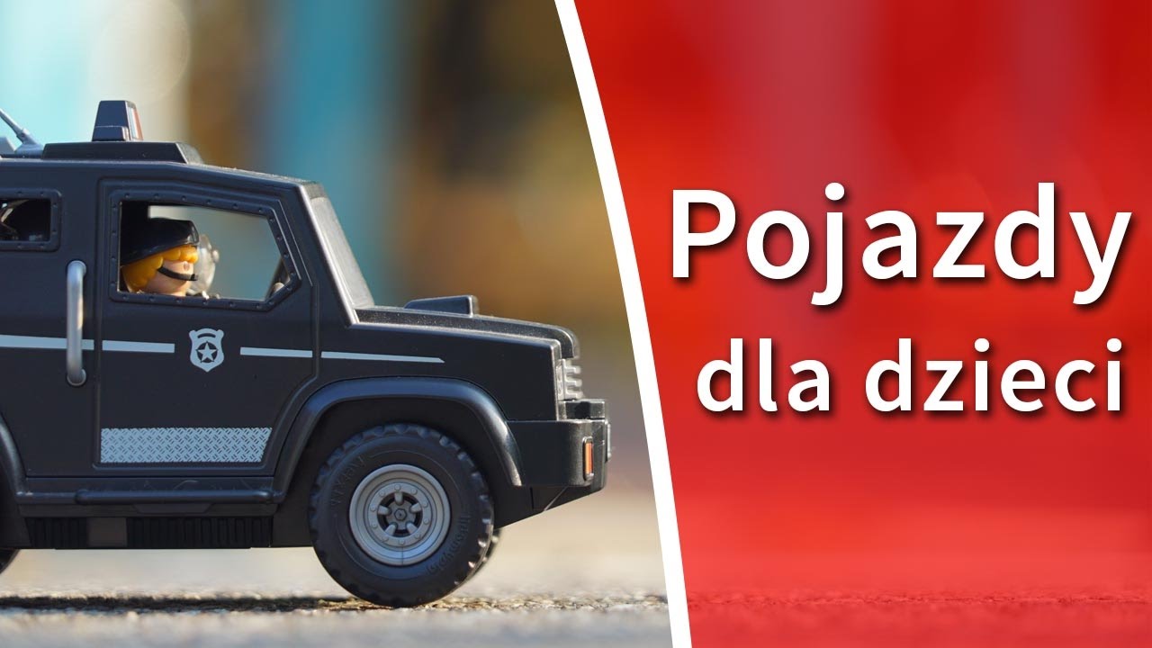 Pojazdy dla dzieci po polsku - Dzieci poznają samochody, traktory ...