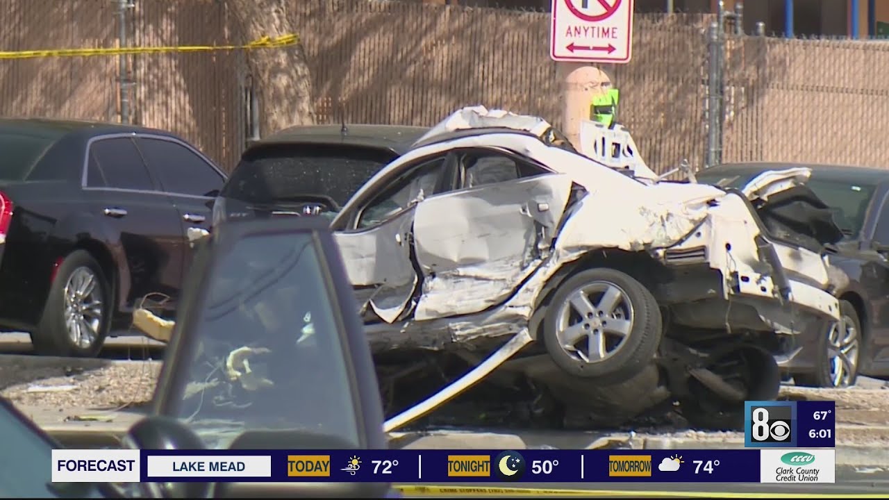 2 teenagers killed in crash after running red light in southeast Las ...