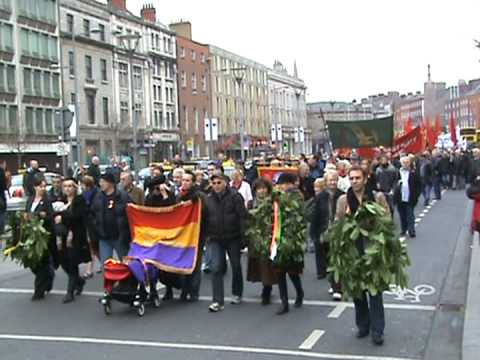 Bob Doyle celebration [1/7] - March down O'Connell Street