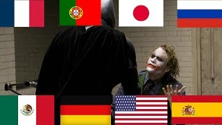 Batman interrogates the Joker | in 8 Languages | The Dark Knight