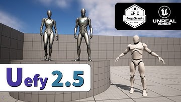 Easy rigging for UE5 Mannequins in Blender with Uefy 2.5