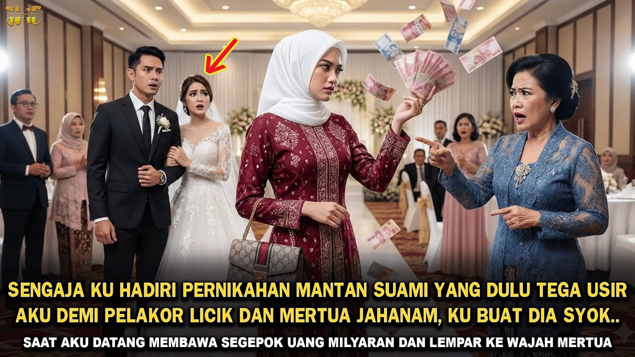 SENGAJA KU HADIRI PESTA NIKAH MANTAN SUAMI DENGAN PELAKOR, KU BALAS DAN KU BUAT MEREKA MENYESAL