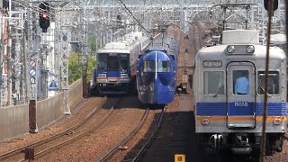 南海電鉄　50000系 6編成 ラピート　新今宮駅