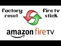 How To Factory Reset The Amazon Fire TV Stick | Easy 2017