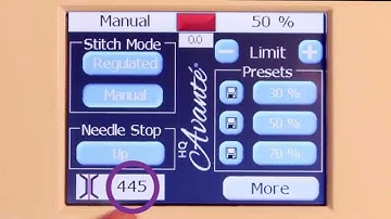 Getting Started with HQ Avanté: Using Easy-Set Tension™