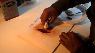 Wood texture with pastels & Bestine -- 05 Robert Natata screenshot 4