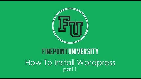 How To Install Wordpress Using cPanel p.1 - QuickInstall