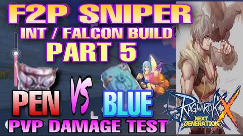 ROX TALISMAN BLUE VS WHITE [ PVP Damage Test ] INT FALCON SNIPER FULL GUIDE Ragnarok X Next Gen
