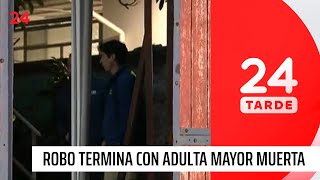 Adulta mayor se encontró con delincuente y murió de un infarto | 24 Horas TVN Chile