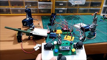 Stepper motor and Servomotor and Relay Wireless Control Tutorial