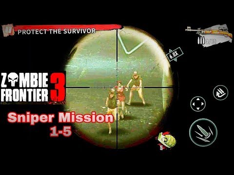 Zombie Frontier 3 Woodbury Sniper Mission 1 to 5