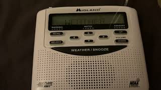 NOAA Weather Radio WXM58 Station ID (78 miles away)