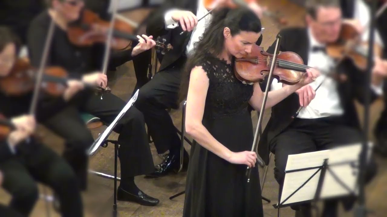 Mozart Violin concerto No.4 in D K218: Allegro Lara Hall violin, St Matthew's Chamber Orchestra