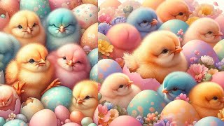 Catch cute chickens, colorful chickens, rainbow chickens, rabbits, cute cats, ducks, guinea pigs