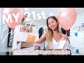 21st BIRTHDAY IN QUARANTINE! (one of the best birthdays ever) ❤️ VLOG | THERESATRENDS