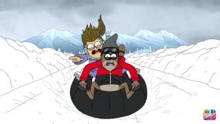 Un Show Mas  Bajada En Nieve Bajando La Montaa