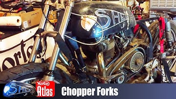 Norton Atlas Project - Shep - Part 05 - Removing the chopper forks