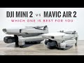 DJI Mini 2 vs Mavic Air 2  Which One Is Best For You