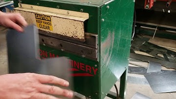 How to make a Square Elbow for HVAC Duct ....FASTER = Power Cheek Bender