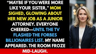 “MAYBE IF YOU WERE MORE LIKE YOUR SISTER,” MOM SIGHED, GLOWING ABOUT HER NEW JOB AS