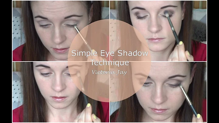 Simple Eye Shadow (beginner friendly!) | Victoria ...