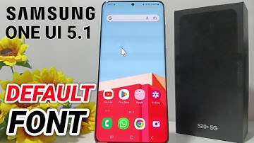 How To Revert To Default Font  On Samsung One Ui 5.1