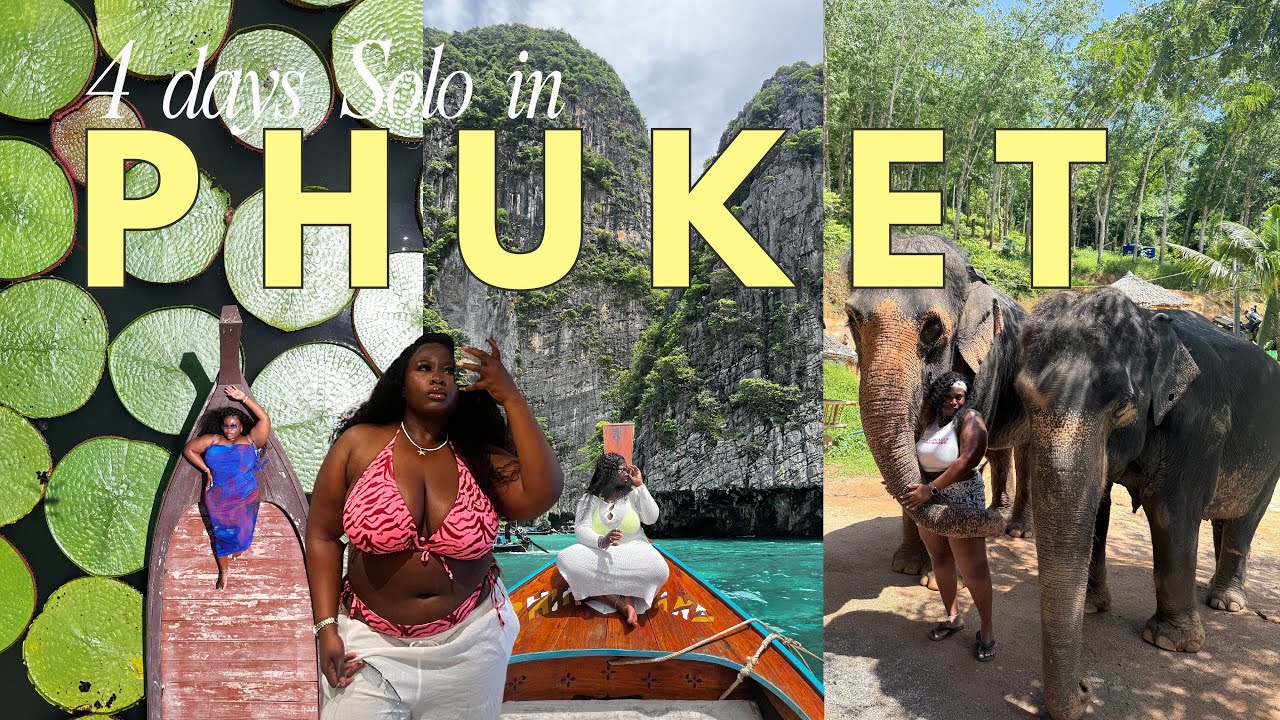 THAILAND PHUKET VLOG: YONA BEACH CLUB | PHI PHI ISLAND HOPPING | PHUKET OLD TOWN | ELEPHANT & MORE