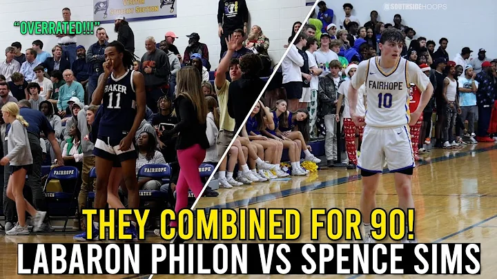 THEY COMBINED FOR 90! LaBaron Philon goes for 44 b...