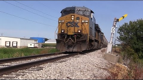 CSX on 8/10/2019 passing a semaphore on the TPW in Chatsworth, IL