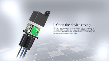 CJ720 relay GPS tracker How to use the way to cut off the oil test wiring