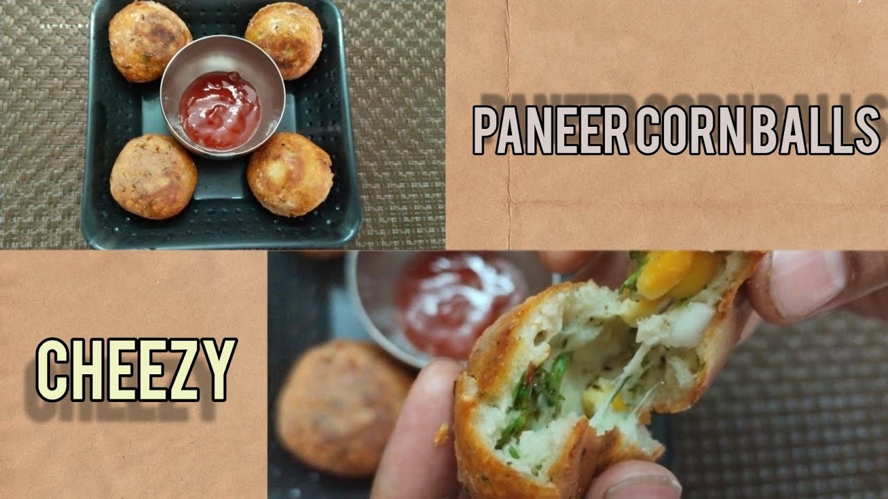 Crispy And Cheezy Paneer Corn Balls' Easy Recipe! YouTube