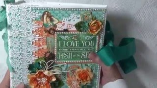 Graphic 45 "Voyage Beneath The Sea Mini Album/ DT Project For Country Craft Creations