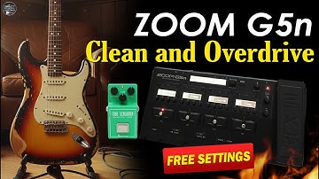 ZOOM G5n Clean & TS808 Overdrive Matchless Preamp - G3n, G1 Four