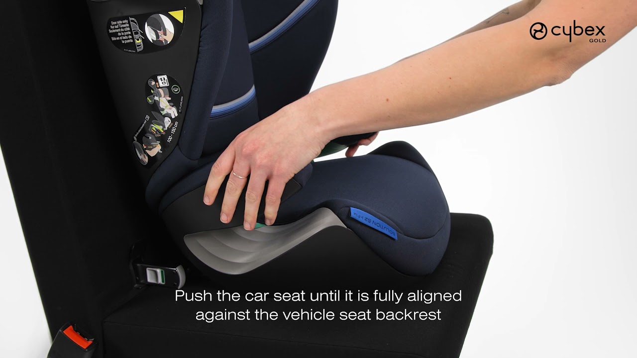 How to Attach the Cup Holder I Solution S2 i-Fix Car Seat I CYBEX 