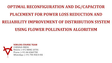 RECONFIGURATION-DG-CAPACITOR-LOSS REDUCTION-RELIABILITY IMPROVEMENT-FLOWER POLLINATION ALGORITHM
