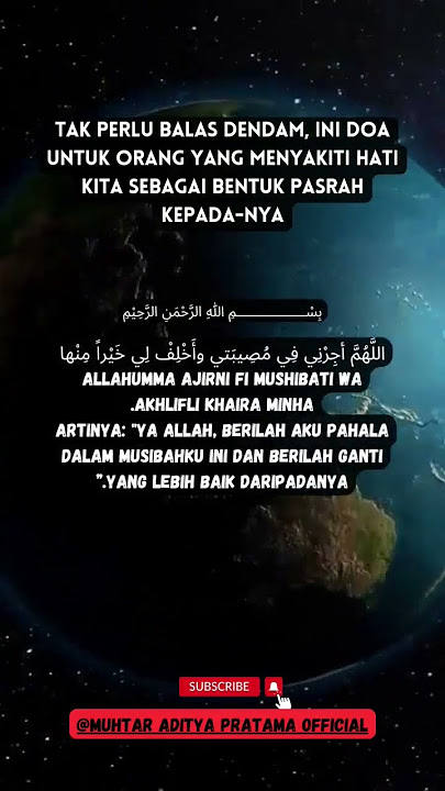 Doa Untuk Orang Yg Menyakiti Hati Kita Sebagai Bentuk Pasrah Kepada-Nya#shorts