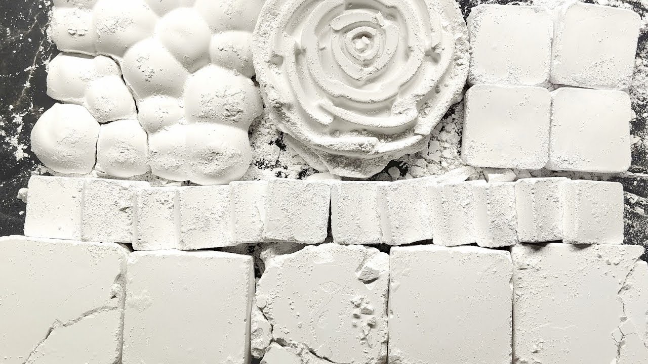 Pure White Reformed Gym Chalk Slabs | Gym Chalk Asmr | Oddly satisfying ...