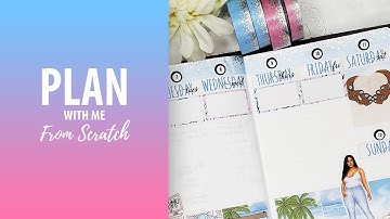 Planning with a Sticker Kit FROM SCRATCH B6 Stalogy Plan With Me