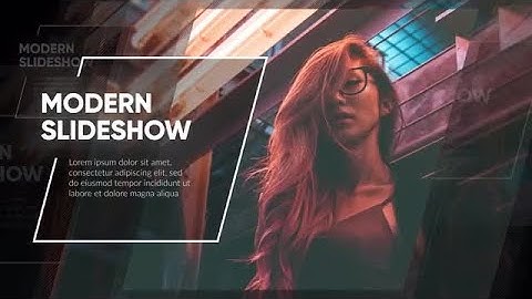 Slideshow - Clean Modern After Effects Templates
