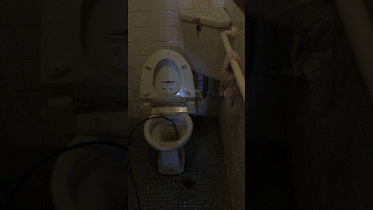 トイレのつまり高圧洗浄機の動画 YouTube