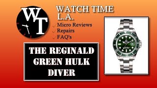 Full Review of The Reginald Green Hulk Diver (AKA Fanmis, Pasoy, Gosasa, Mastop)