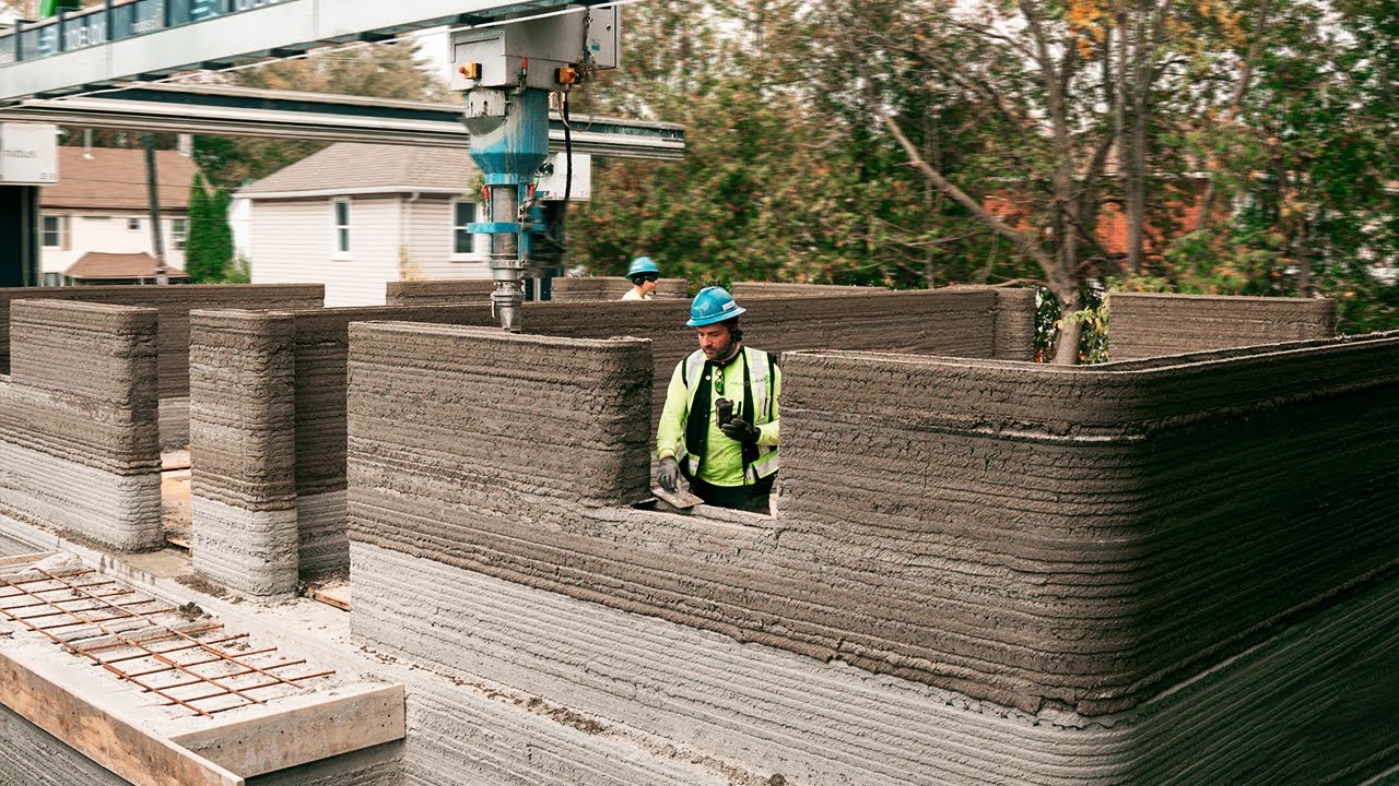 3D Concrete Printing - The Future of Construction - YouTube