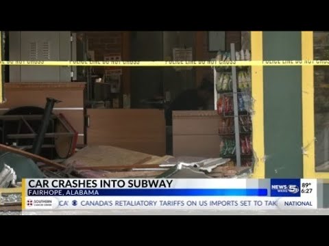 Subway employee recalls experience of car driving through front of Fairhope building
