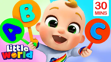 Nina And Nico Learn Their ABC’s | Kids Songs & Nursery Rhymes by Little World