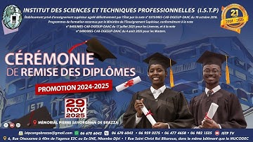ISTP – Cérémonie Officielle de Remise de Diplômes | Promotion 2024-2025 @vmmedias 