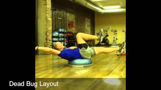 BOSU Exercises-Dead Bug Layout