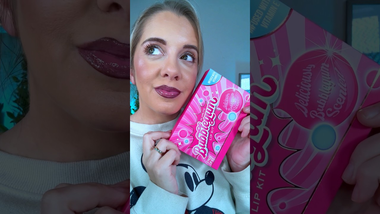 NEW! Glamlite Bubble Gum Lip Kit! - YouTube