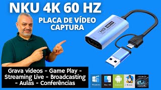 Placa de Captura SKU 4K 60HZ - me surpreendeu