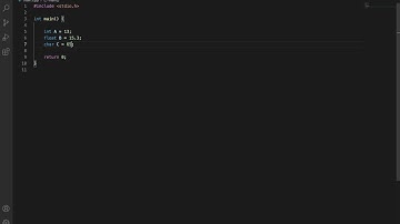 [C/C++ video 2] Değişkenler ve değişken tipleri
