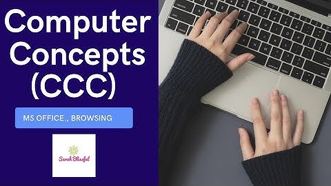 Computer | Computer course |CCC | course on Computer Concepts